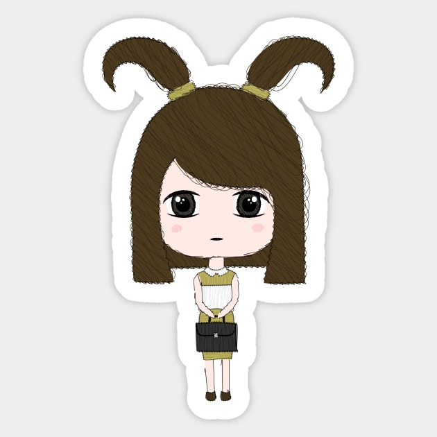 Capricorn Girl Sticker by TheBanannaTheory